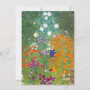 Jardin fleuri   Gustav Klimt