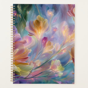 Jardin floral abstrait et rêveur