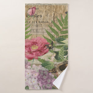 Jardin Floral de Nid d'Oiseau Fleur Papillon Art