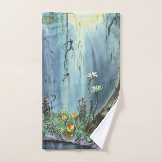 Jardin forestier (Serviette à main)