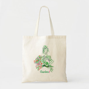 Jardin gal sac fourre-tout de jardin illustré