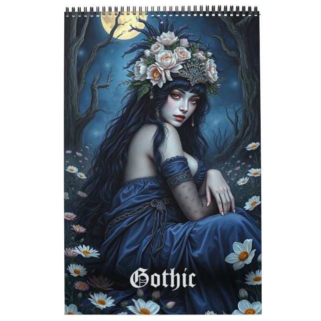 Jardin gothique Calendrier d'art collectif (Protection)