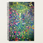 Jardin italien Gustav Klimt<br><div class="desc">Planificateur représentant la peinture à l’huile de Gustav Klimt,  Paysage du jardin italien (1913). Un beau jardin de fleurs colorées : rouge,  blanc,  rose,  violet. Un grand cadeau pour les amateurs d'art Art Nouveau et autrichien.</div>