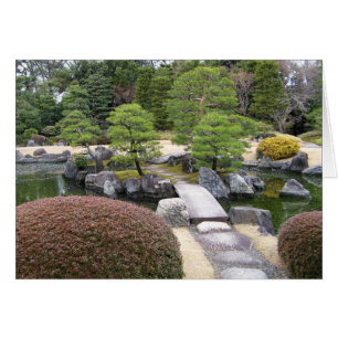 Jardin japonais 日 本 庭 Carte de voeux 園