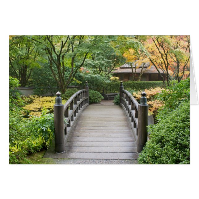 Jardin japonais à la carte automne (Devant horizontal)