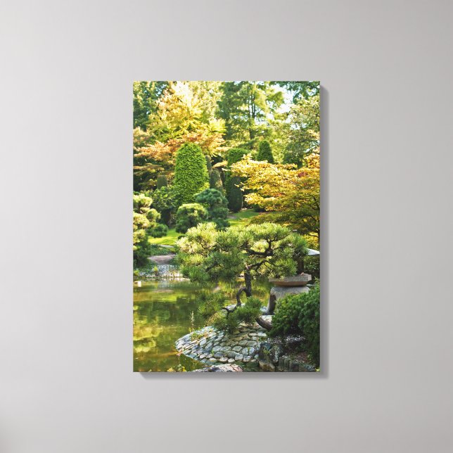 Jardin Japonais Toile Encadrée (Recto)