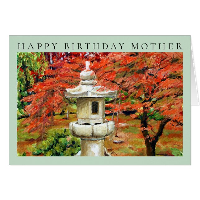 Jardin japonais vintage (Devant horizontal)