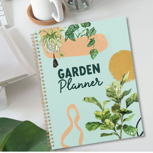 Jardin Moderne de Plantes d'Intérieur à l'Aquarell