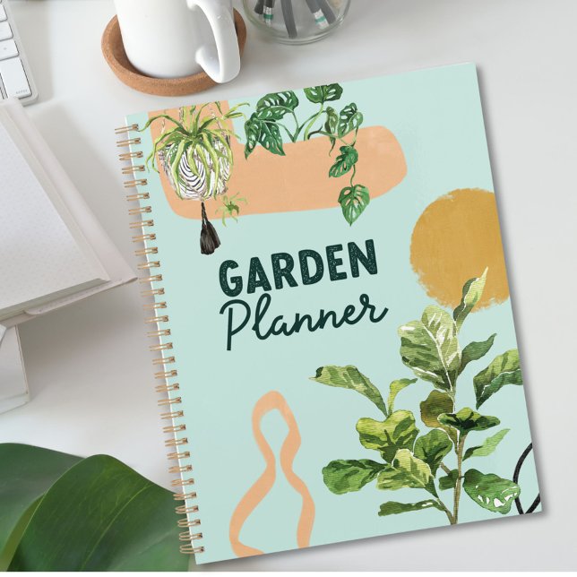 Jardin Moderne de Plantes d'Intérieur à l'Aquarell (In situ)