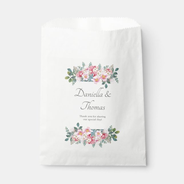 Jardin parfumé Élégant Mariage Favor Sacs (Devant)