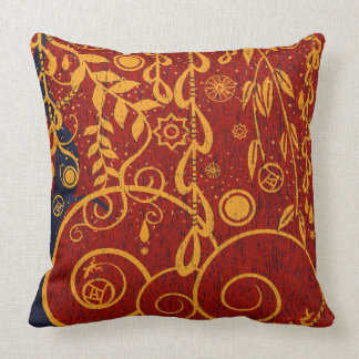 Jardin pour le coussin de décor de Nouveau d'art