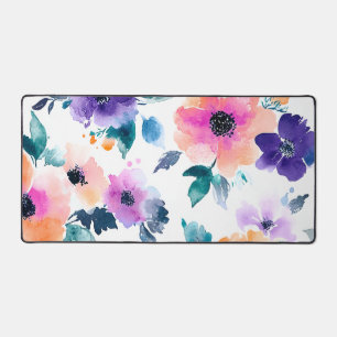 Jardin printanier vintage floral aquarelle