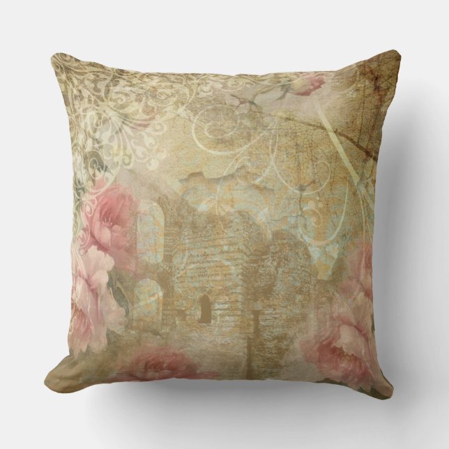 Jardin romantique 1 - Coussin (Recto)