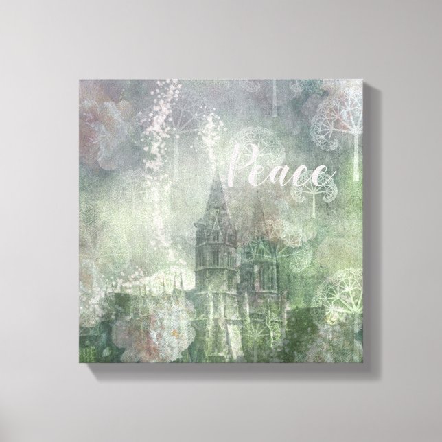 Jardin romantique - Toile Enveloppée (Recto)