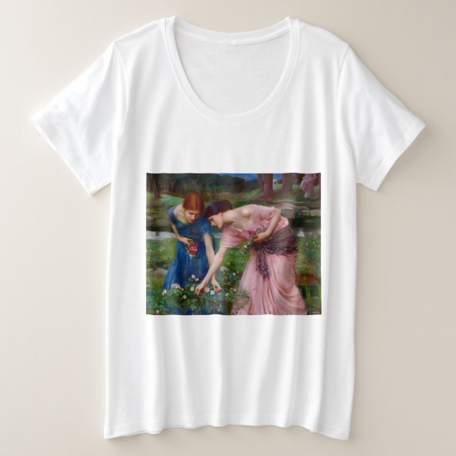 Jardin Romantique Vintage Femmes Préraphaélite (Design devant)
