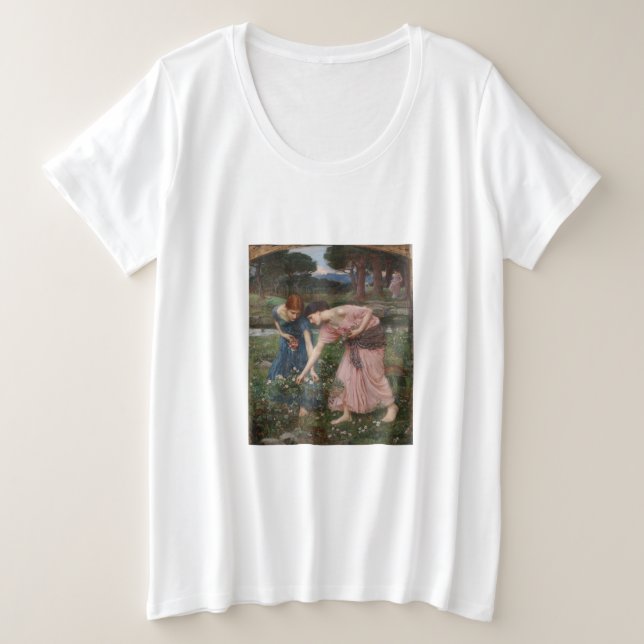 Jardin Romantique Vintage Femmes Préraphaélite (Design devant)
