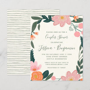 Jardin rose élégant Budget Couples Floral Couples 