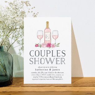 Jardin Rosé Invitation de douches pour couples