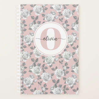 Jardin rose Monogramme rose