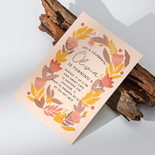 Jardin rose pâle fleuri anniversaire de enfant