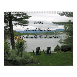 Jardin secret Calendrier des fleurs 12 mois