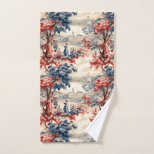 Jardin Toile Americana  (Serviette à main)