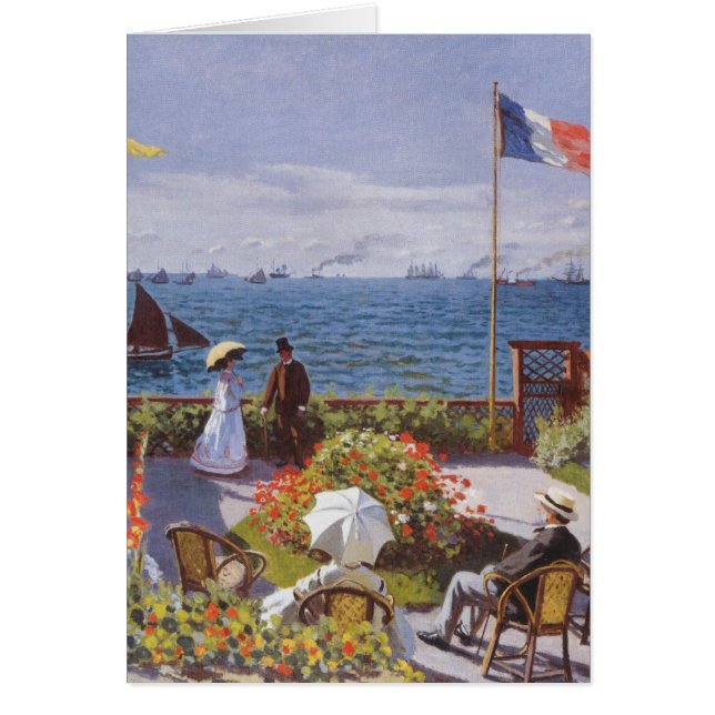 Jardin un Sainte-Adresse par Claude Monet (Devant)