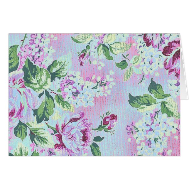 Jardin victorien Shabby violet (Devant horizontal)