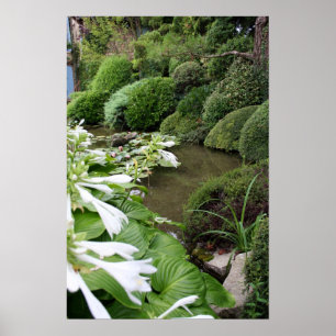 Jardin zen 1 avec bordure blanche Autres affiches