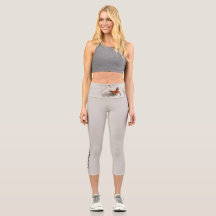 Jardin Zen Monarch Papillon Capri Leggings