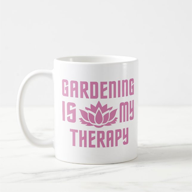 Jardinage de tasses monogrammes personnalisées (Gauche)