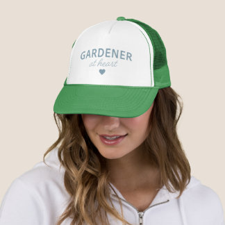 JARDINIER DE COEUR - Casquette de camionneur verte
