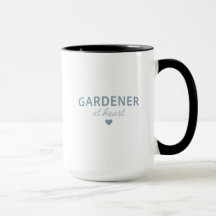 JARDINIER DE COEUR - Mug Noir