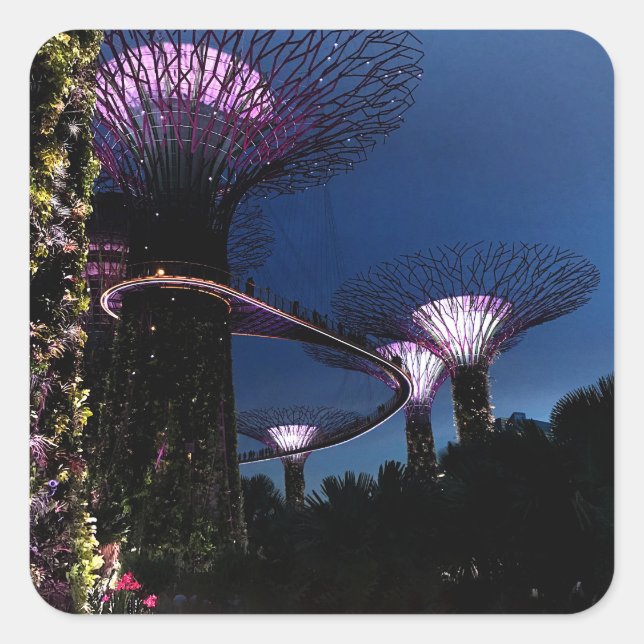 Jardins de Singapour près de la baie #2 Stickers (Devant)