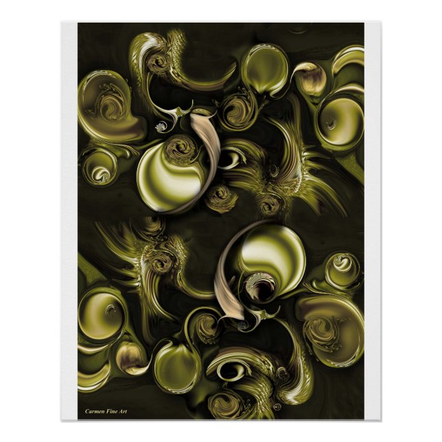 "Jardins du Mystère", Poster brillant (Devant)