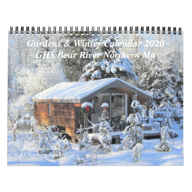 Jardins et hiver à Bear River Calendrier SGH 2020 (Protection)