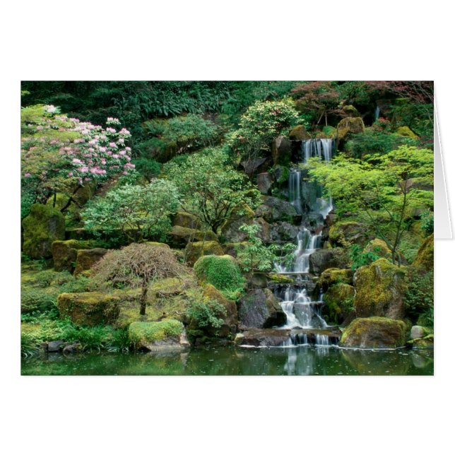 Jardins japonais Portland, Oregon (Devant horizontal)