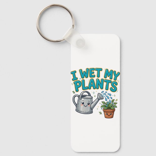 J'Arrose Mes Plantes Porte-Clés (Recto)