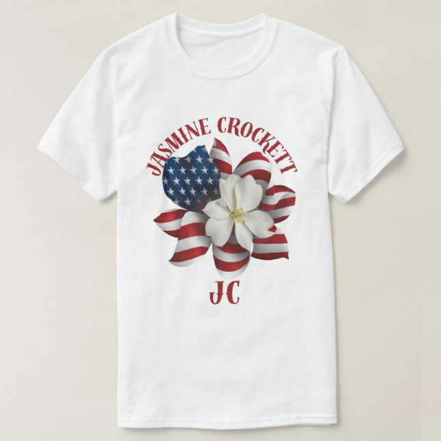 Jasmine Crockett Congresswoman T-Shirt (Design devant)