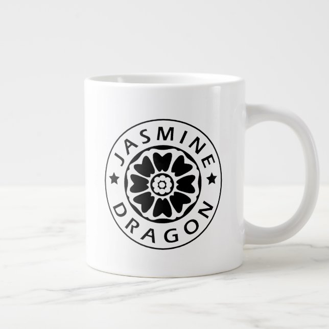Jasmine Dragon 20oz Mug - Noir et blanc (Droite)