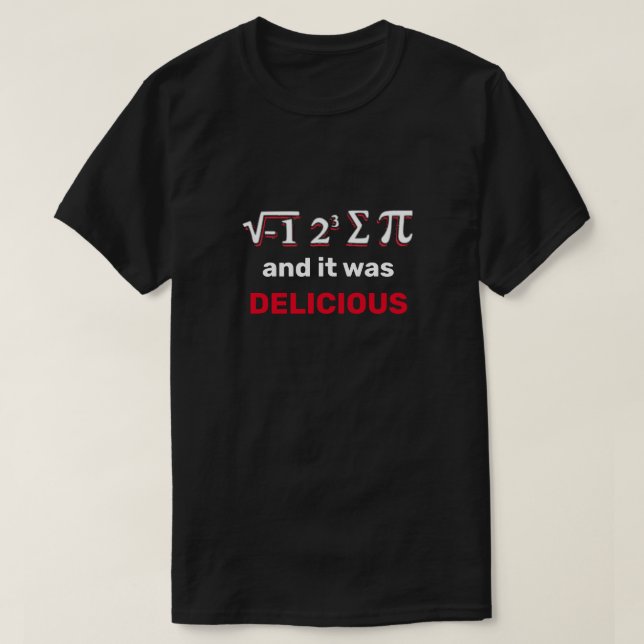 J'Ate Sum Pi T-Shirt (Design devant)