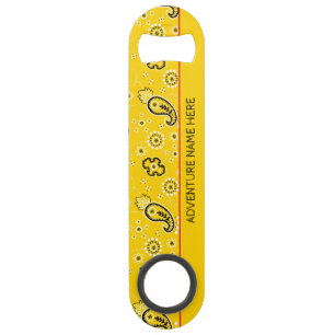 Jaune Bandana Custom Adventure Bottle ouvre