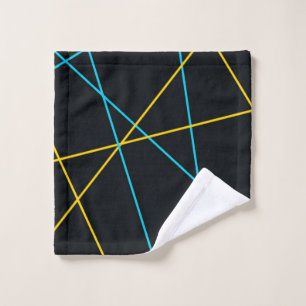 Jaune, Bleu, cool, branché, urbain, lignes moderne