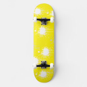 Jaune Blush Abstrait Skateboard Deck