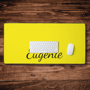 Jaune Canari Élégant Nom Tendance Minimaliste