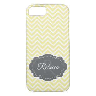 Jaune Chevron Personnalisé Coque-Mate coque iphone