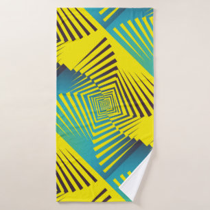 Jaune clair vert Abstrait Motif de style jungle