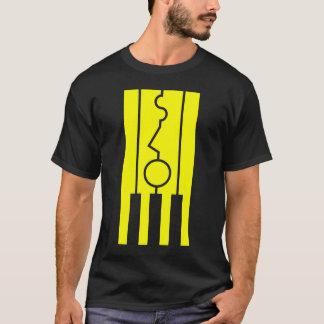 Jaune classique de T-shirt lent