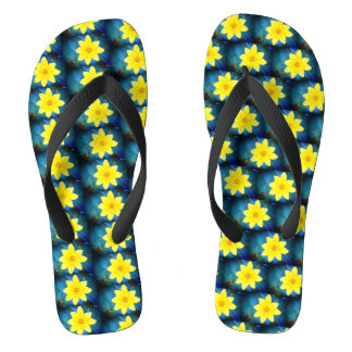 Jaune Daisy Delphes tongs