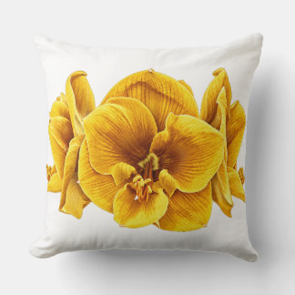 Jaune Ensoleillé - Coussin Décoratif Rétro Amaryll